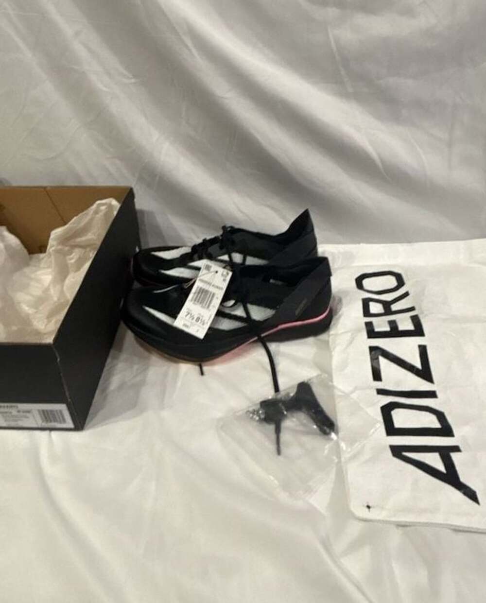 Women’s Adidas Adizero Avanti Track And Field Spikes Black Pink Size 8 1/2